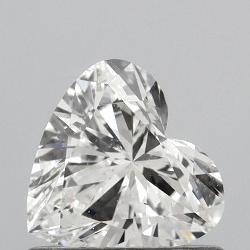 0.6 carat H-SI1 Natūralus Heart Deimantas (1)