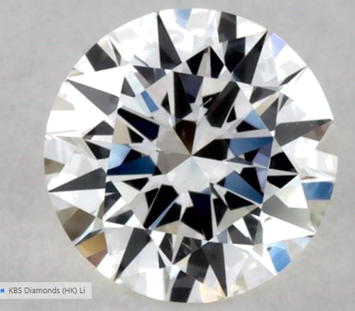 0.3 carat I-VS2 Excellent cut Natūralus Round Deimantas (1)