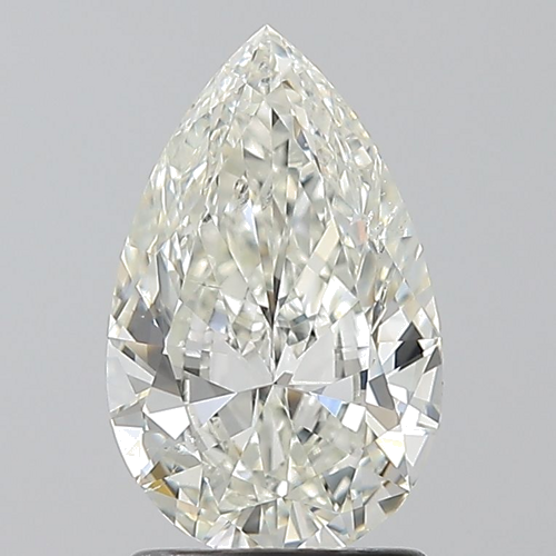 1.5 carat J-SI2 Natūralus Pear Deimantas (1)