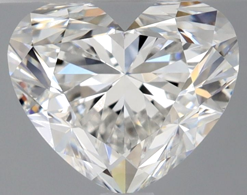 1.51 carat F-VVS1 Natūralus Heart Deimantas (1)