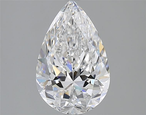 2.02 carat D-VVS1 Natūralus Pear Deimantas (1)