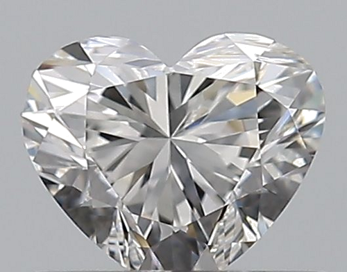 0.4 carat F-VVS2 Natūralus Heart Deimantas (1)