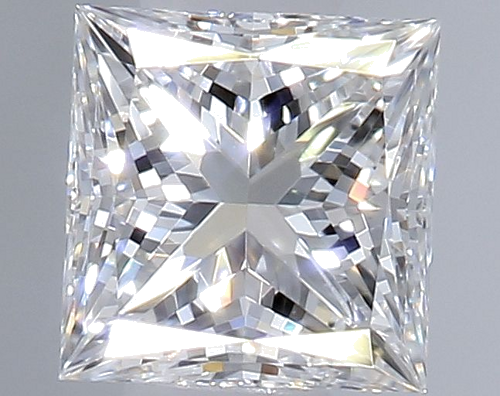 0.3 carat D-VVS2 Natūralus Princess Deimantas (1)