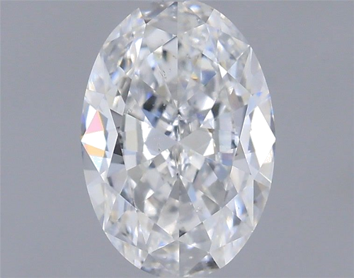 0.5 carat D-SI1 Natūralus Oval Deimantas (1)