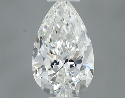 0.3 carat F-SI1 Natūralus Pear Deimantas (1)