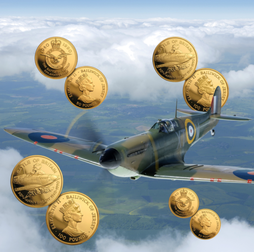 1990 GB Gold Battle of Britain 50th Anniversary Proof Set (3)