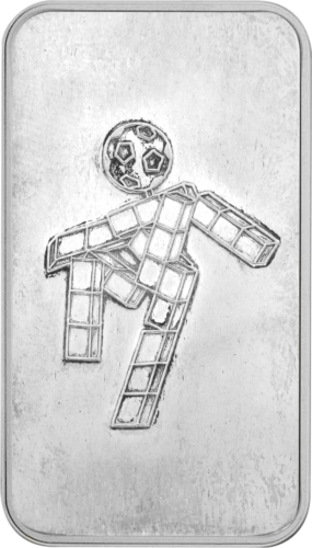 1 oz Antique Silver Bar 1990 FIFA World Cup Championship Final (1)