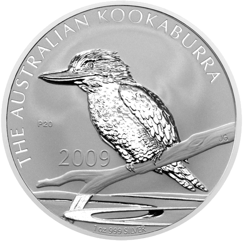 2009 Kookaburra Австралия 1 oz серебряная монета (1)
