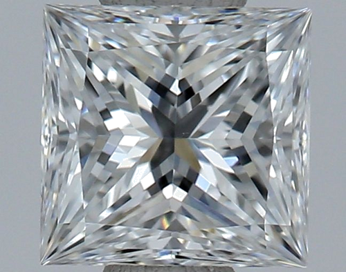 0.58 carat D-VS1 Natūralus Princess Deimantas (1)
