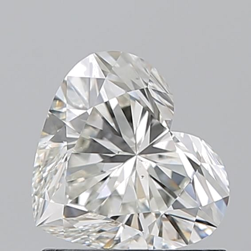 1.04 carat I-VS2 Natūralus Heart Deimantas (1)