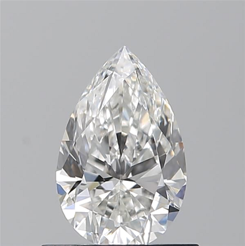 0.71 carat F-VVS1 Natūralus Pear Deimantas (1)