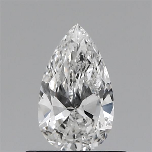 0.51 carat F-SI2 Natūralus Pear Deimantas (1)