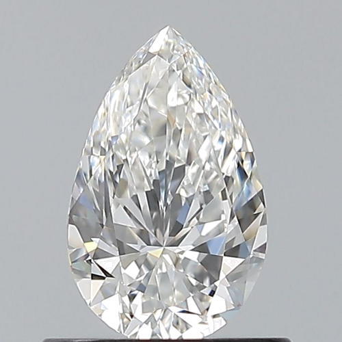 0.61 carat F-IF Natūralus Pear Deimantas (1)