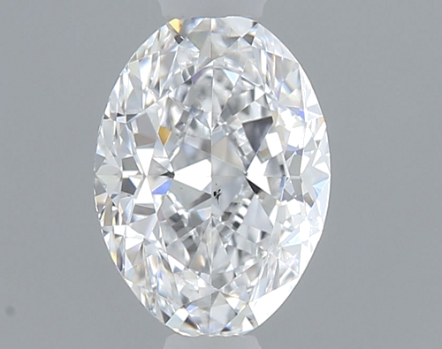 0.5 carat D-SI1 Natūralus Oval Deimantas (1)