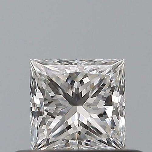 0.33 carat F-VVS1 Natūralus Princess Deimantas (1)