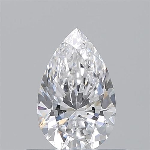 0.52 carat D-SI2 Natūralus Pear Deimantas (1)