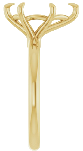 Sužadėtuvių Žiedas „Solitaire“ 14k yellow gold Pear 12mm x 8mm (4)