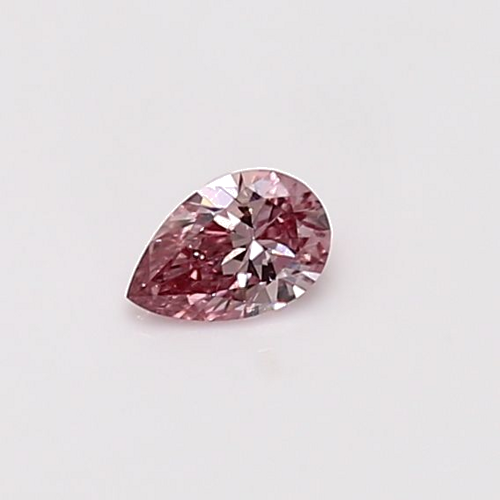 0.16 carat Fancy Purplish Pink-SI1 Natūralus Pear Deimantas (1)