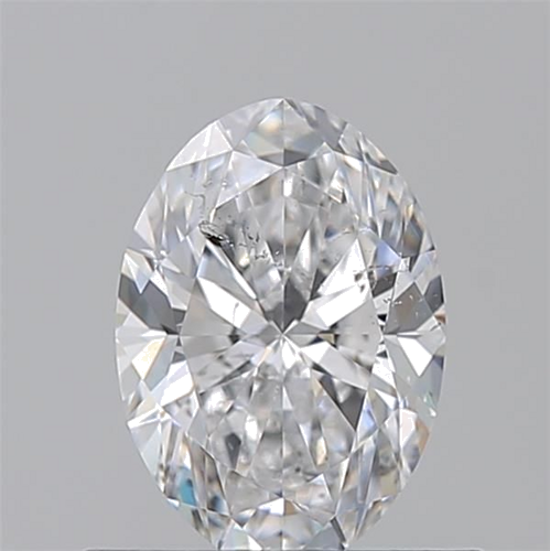 0.7 carat D-SI2 Natūralus Oval Deimantas (1)
