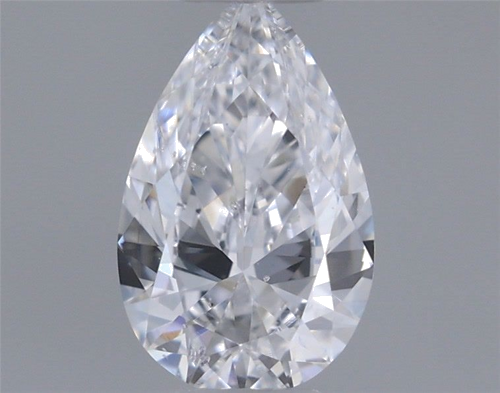 0.45 carat D-SI2 Natūralus Pear Deimantas (1)