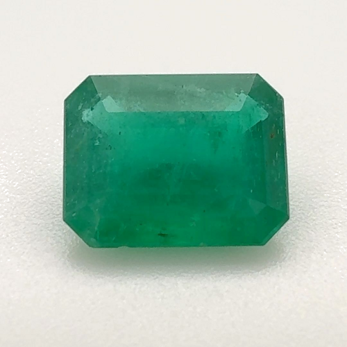 1.75 carat GREEN STEP cut Octagonal Smaragdas (1)