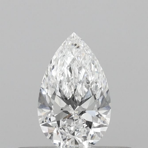0.27 carat D-VVS2 Natūralus Pear Deimantas (1)