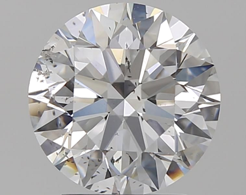 2.01 carat D-SI2 Excellent cut Natūralus Round Deimantas (1)