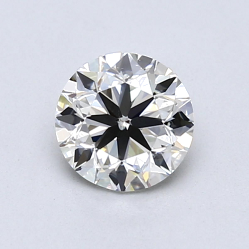 0.91 carat I-SI1 Very Good cut Natūralus Round Deimantas (1)