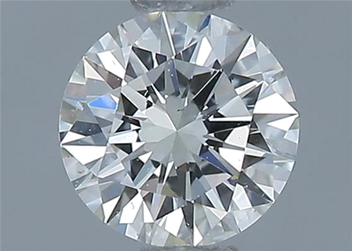 0.43 carat K-VVS2 Very Good cut Natūralus Round Deimantas (1)