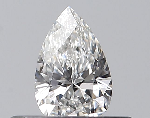 0.25 carat F-VS1 Natūralus Pear Deimantas (1)