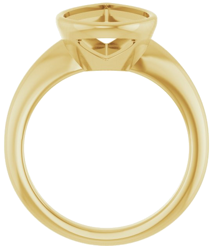 Sužadėtuvių Žiedas „Bezel-Set Solitaire“ 14k yellow gold Pear 14mm x 9mm (2)