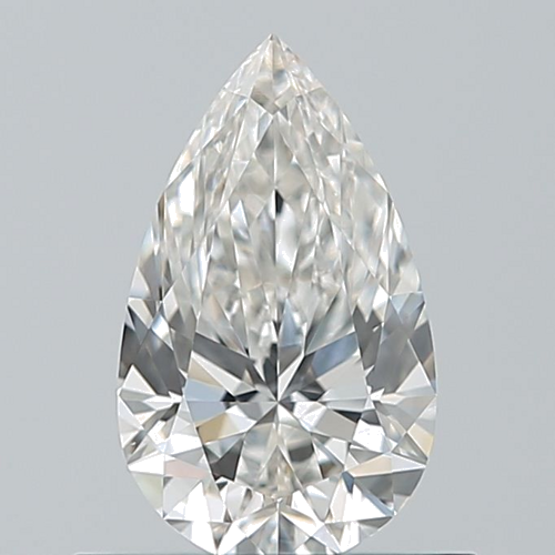 0.6 carat G-VS1 Natūralus Pear Deimantas (1)