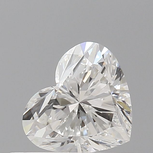 0.5 carat F-VS2 Natūralus Heart Deimantas (1)