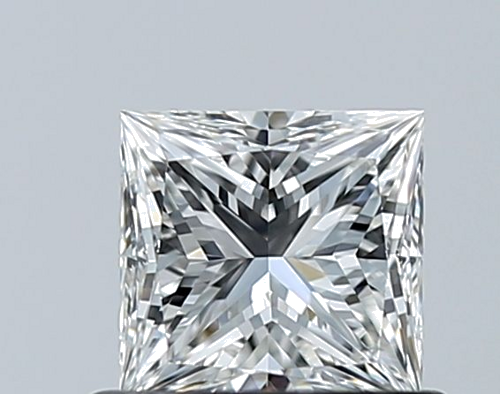 0.62 carat E-VVS2 Natūralus Princess Deimantas (1)