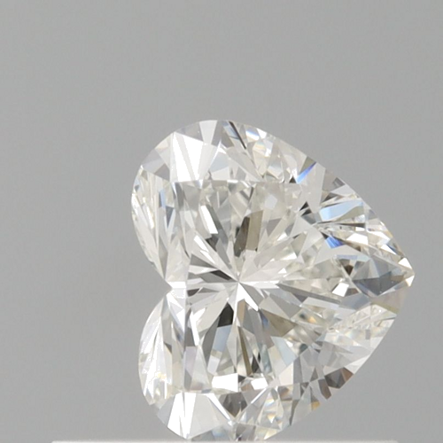0.5 carat G-VVS2 Natūralus Heart Deimantas (1)