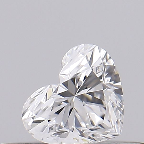0.21 carat E-IF Natūralus Heart Deimantas (1)