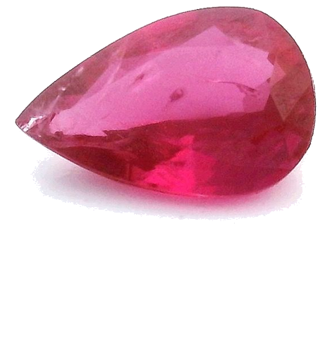 0.46 carat RED Pear Rubinas (1)