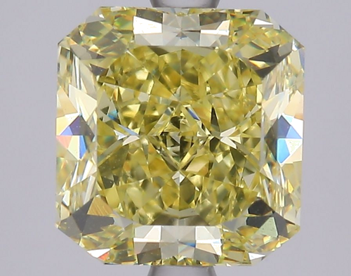 2.84 carat Fancy Intense Yellow-IF Natūralus Radiant Deimantas (1)