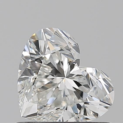 0.74 carat H-VVS2 Natūralus Heart Deimantas (1)