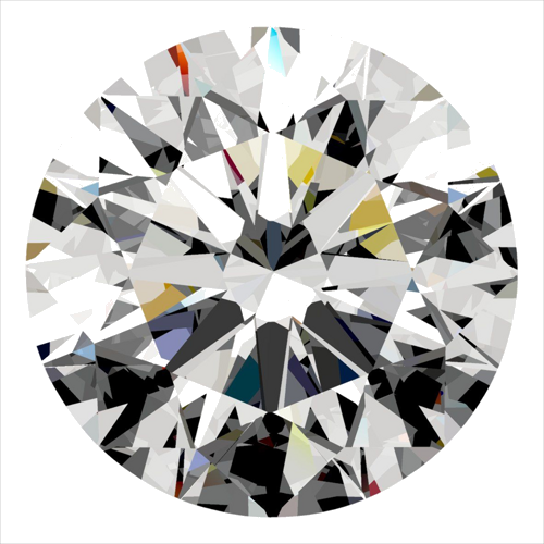 0.33 carat E-VS1 Excellent cut Natūralus Round Deimantas (1)
