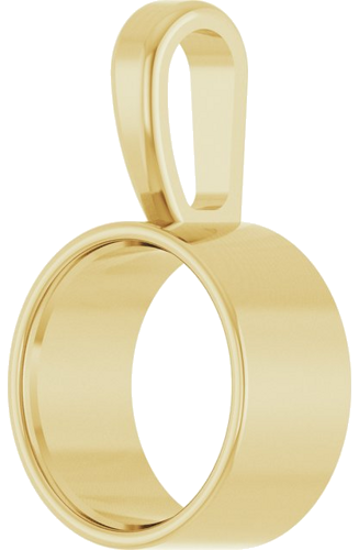 Pakabukas „Bezel-Set Solitaire“ 14k yellow gold Round 7.5mm (2)