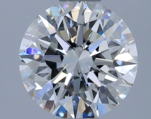 0.71 carat F-SI1 Excellent cut Natūralus Round Deimantas (1)