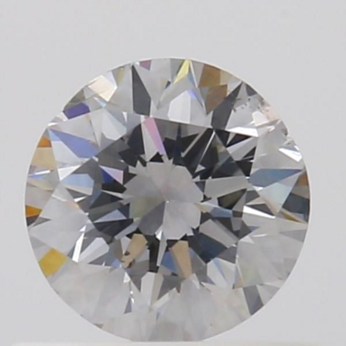 0.51 carat Fancy Gray-SI2 GD cut Natūralus Round Deimantas (1)