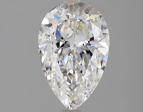 2.03 carat F-VVS2 Natūralus Pear Deimantas (1)