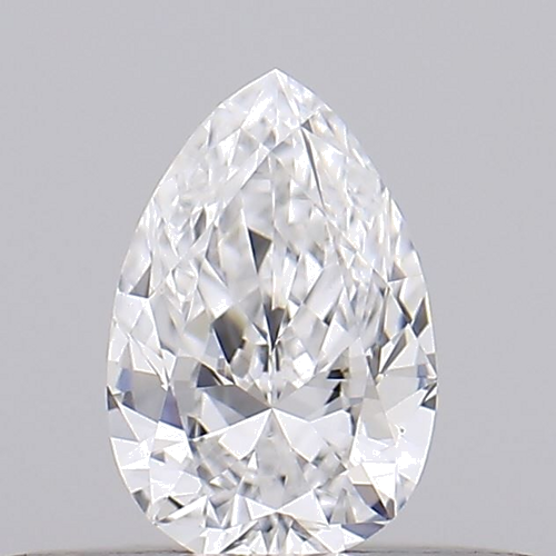 0.21 carat D-VVS1 Natūralus Pear Deimantas (1)