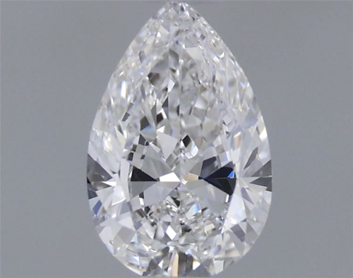 0.5 carat D-IF Natūralus Pear Deimantas (1)