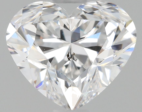 0.9 carat D-SI1 Natūralus Heart Deimantas (1)