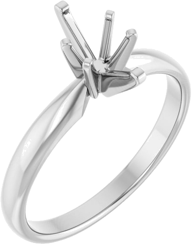 Sužadėtuvių Žiedas „Solitaire“ 14k white gold Marquise 8mm x 4.5mm (1)