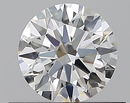 0.46 carat F-VVS2 Excellent cut Natūralus Round Deimantas (1)