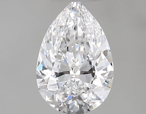 0.3 carat D-VVS2 Natūralus Pear Deimantas (1)